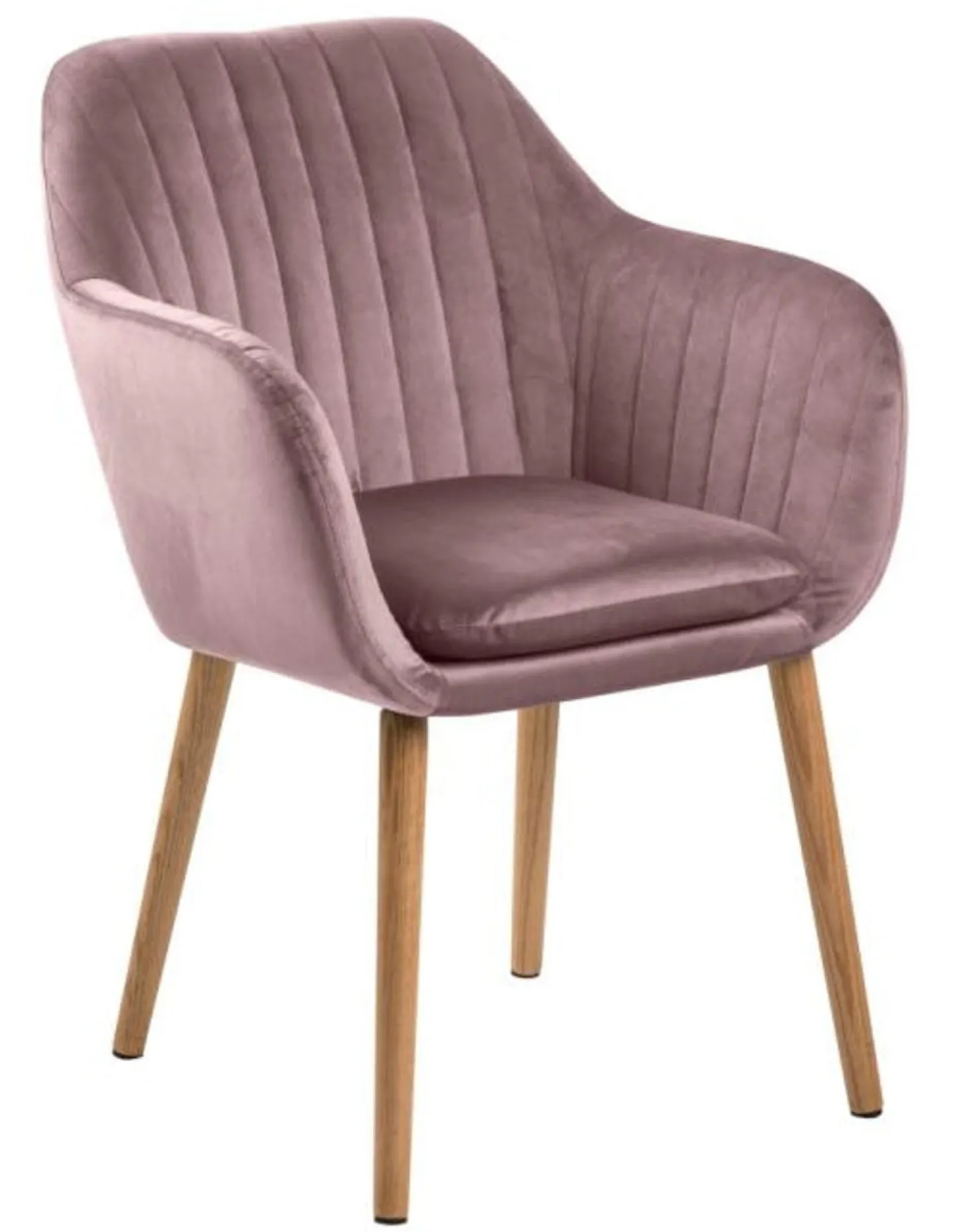 Le Havre Karmstol Vic tyg Rosa/Ek