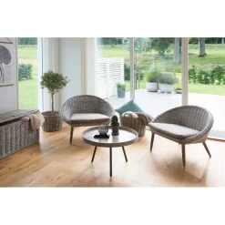 Leicester Utebord 60 cm Grå
