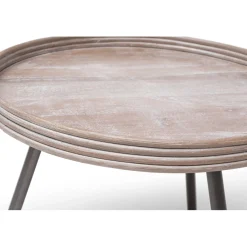 Leicester Utebord 60 cm Grå