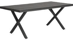 Leone Bord 200x100 cm Svart/Grå