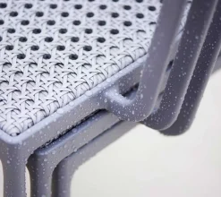 Less Karmstol Lava Grå / Light Grey Weave