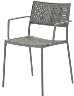 Less Karmstol Lava Grå / Light Grey Weave
