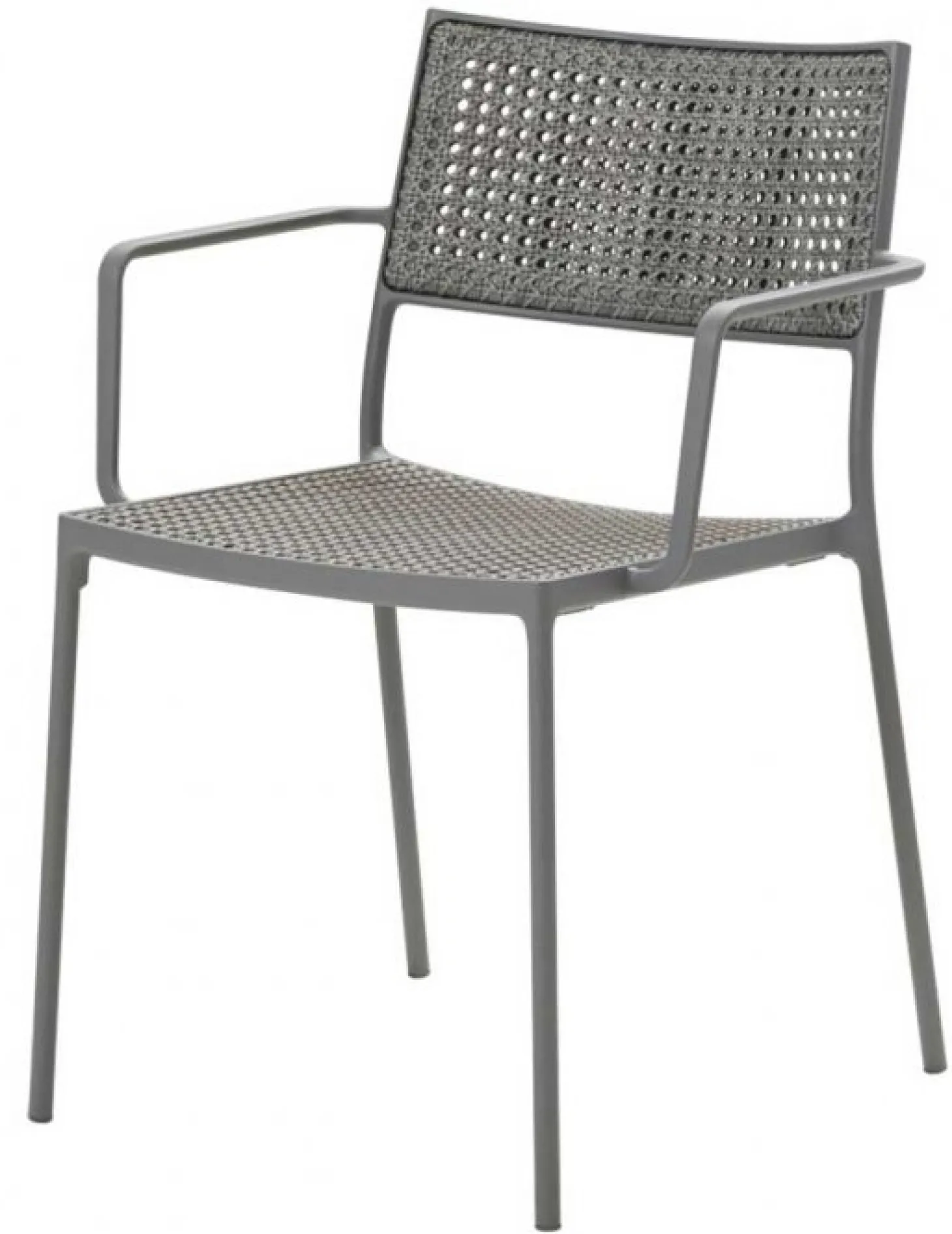 Less Karmstol Lava Grå / Light Grey Weave