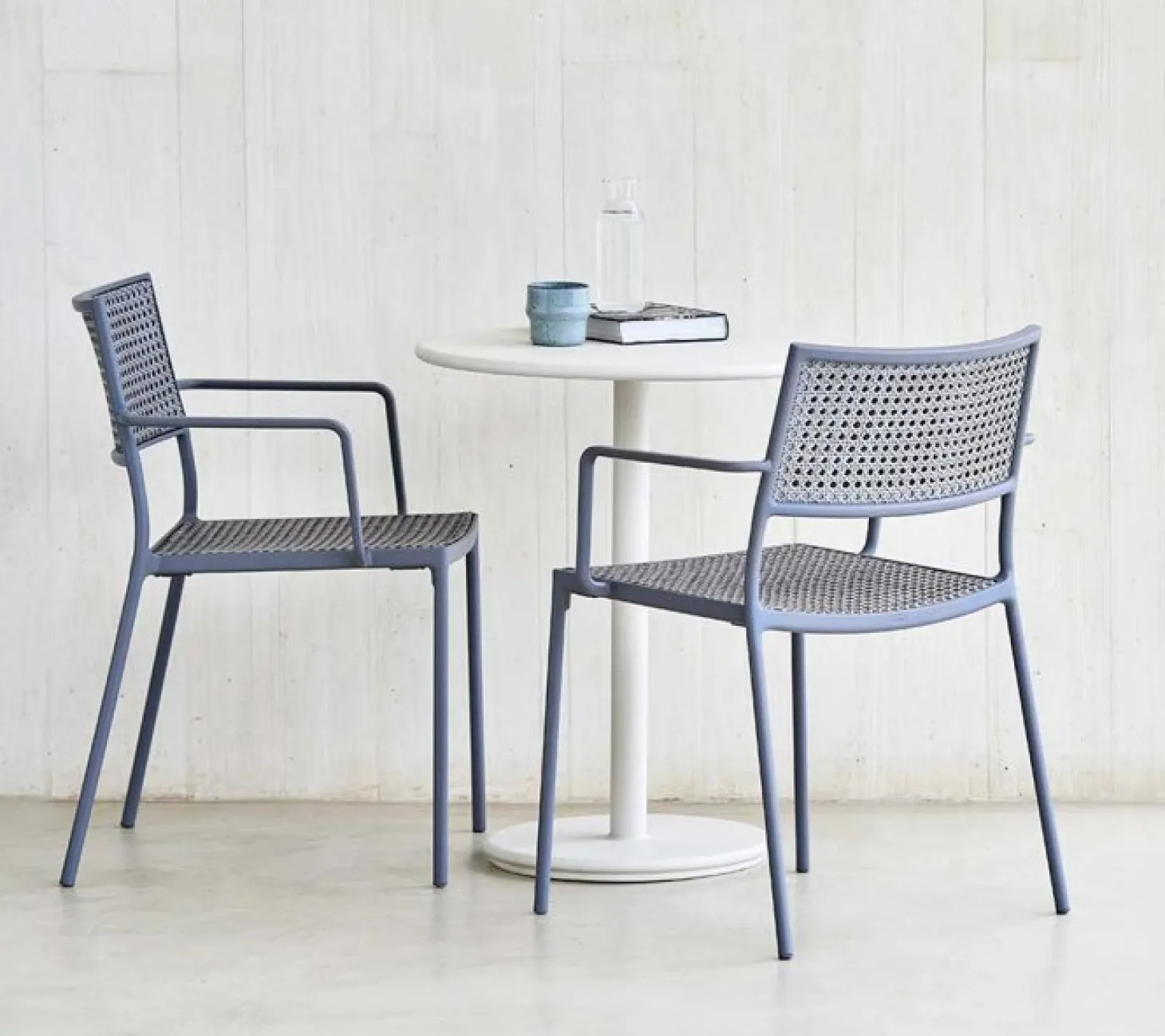 Less Karmstol Lava Grå / Light Grey Weave