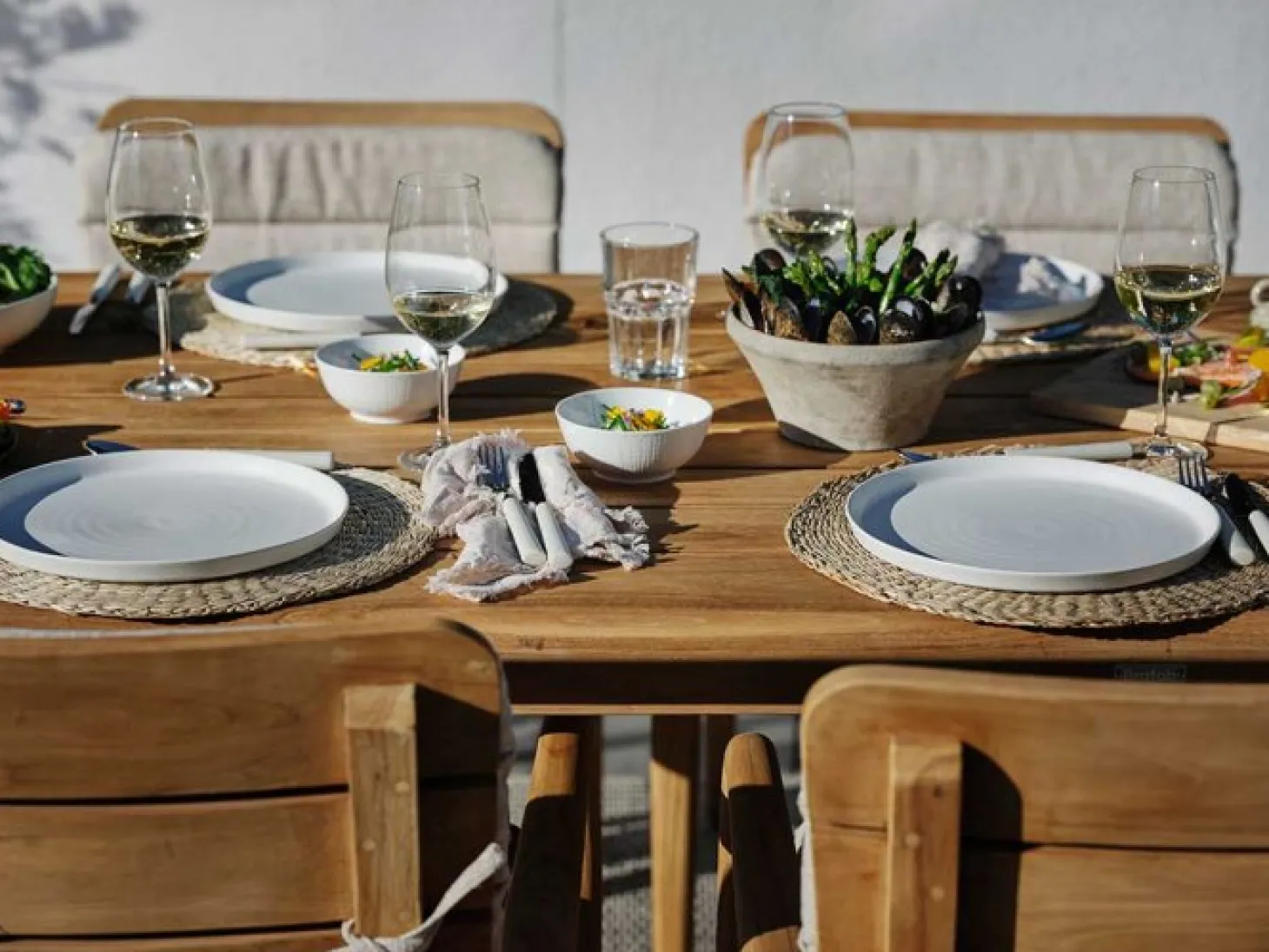 Lilja Matstol Teak/Konstrotting
