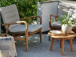 Lilja Sidobord Rund 50 cm Teak
