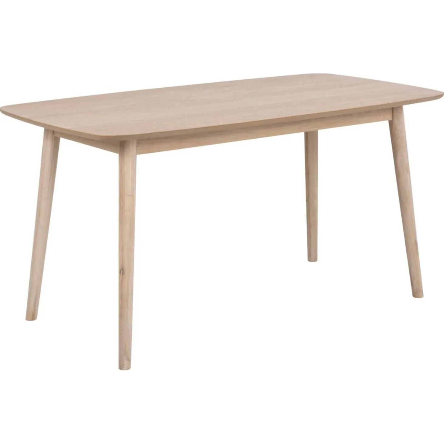 Lillesand Matbord 150x80 cm Vitpigmenterad Ek