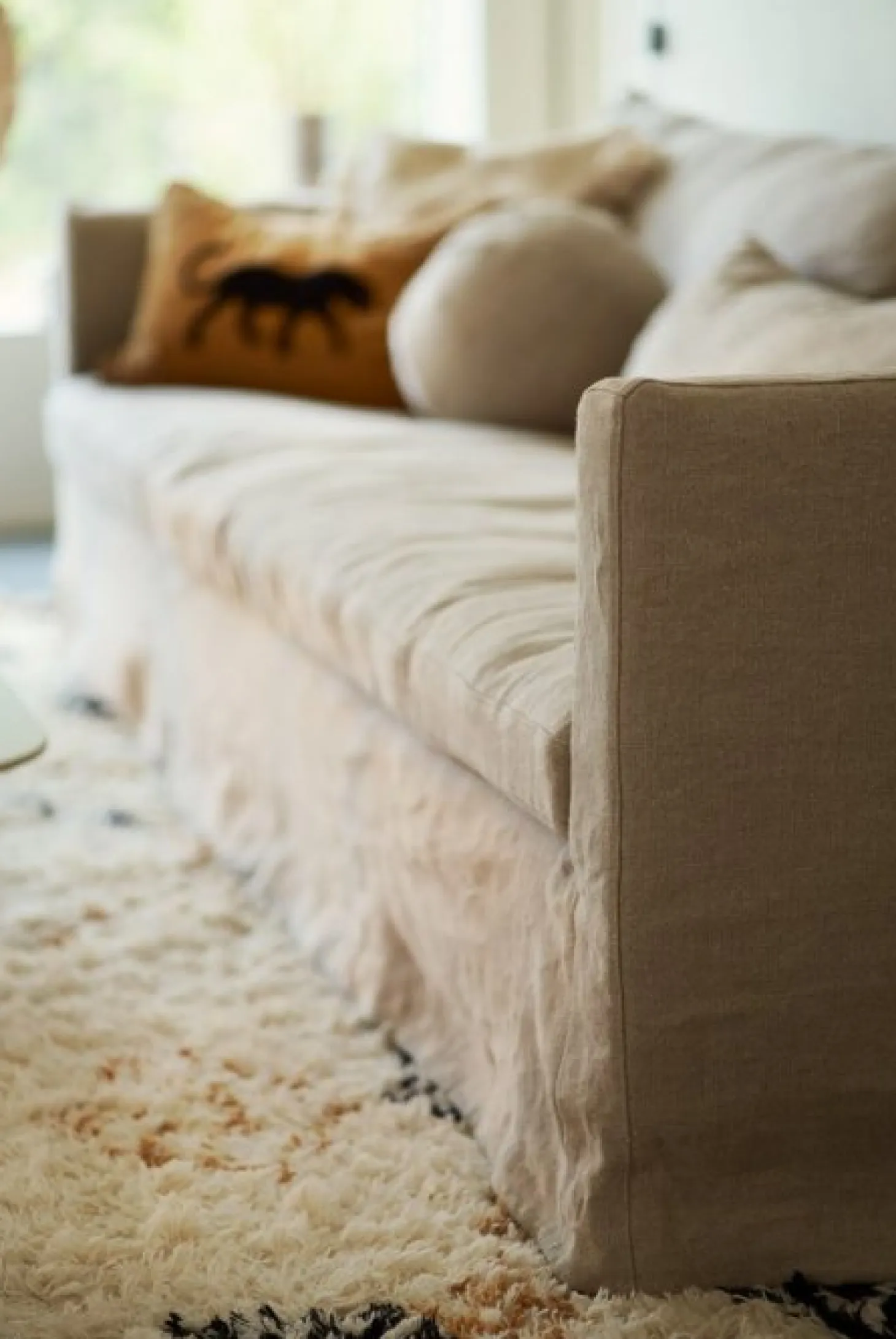 Lill 4-sits Soffa LC Sky Off-White
