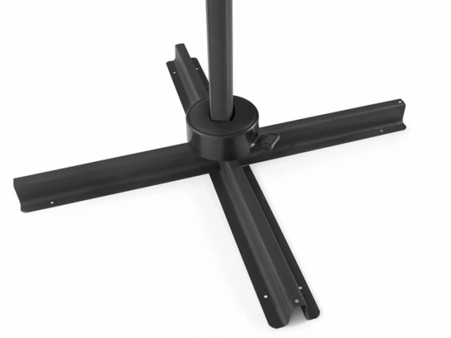 Linz Parasoll Ø300 cm Rund Antracit/Beige