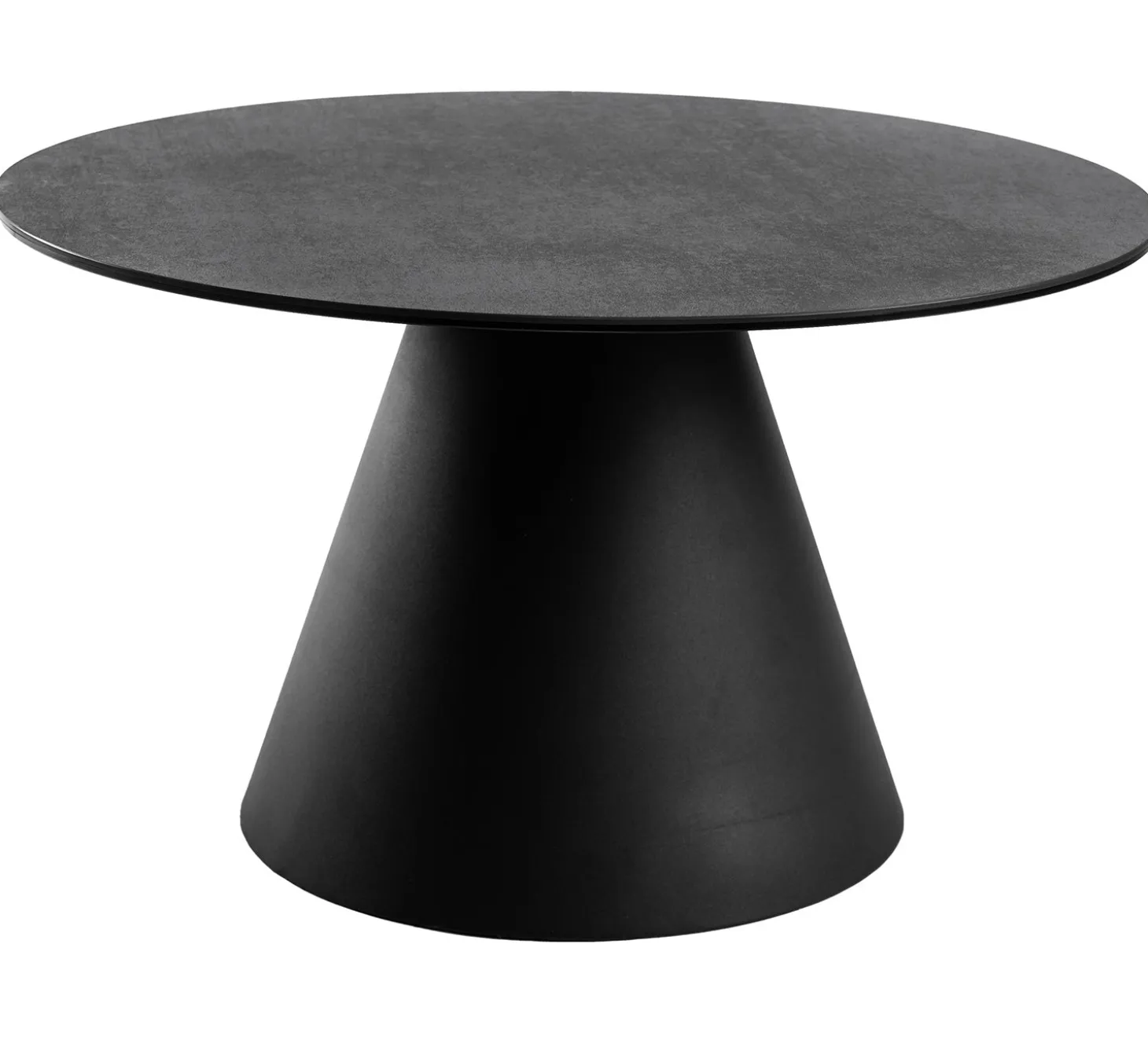 Liora Sidobord 59 cm Rund Svart / Grå Keramik