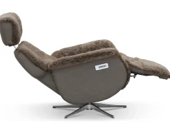 Lissabon Fåtölj Elektrisk Recline Sahara Fårskinn