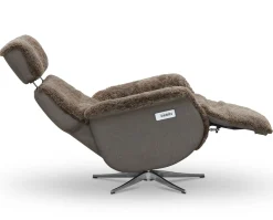 Lissabon Fåtölj Elektrisk Recline Sahara Fårskinn