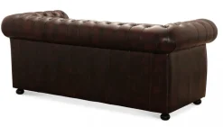 Liverpool Chesterfield soffa 3-sits Burgundy