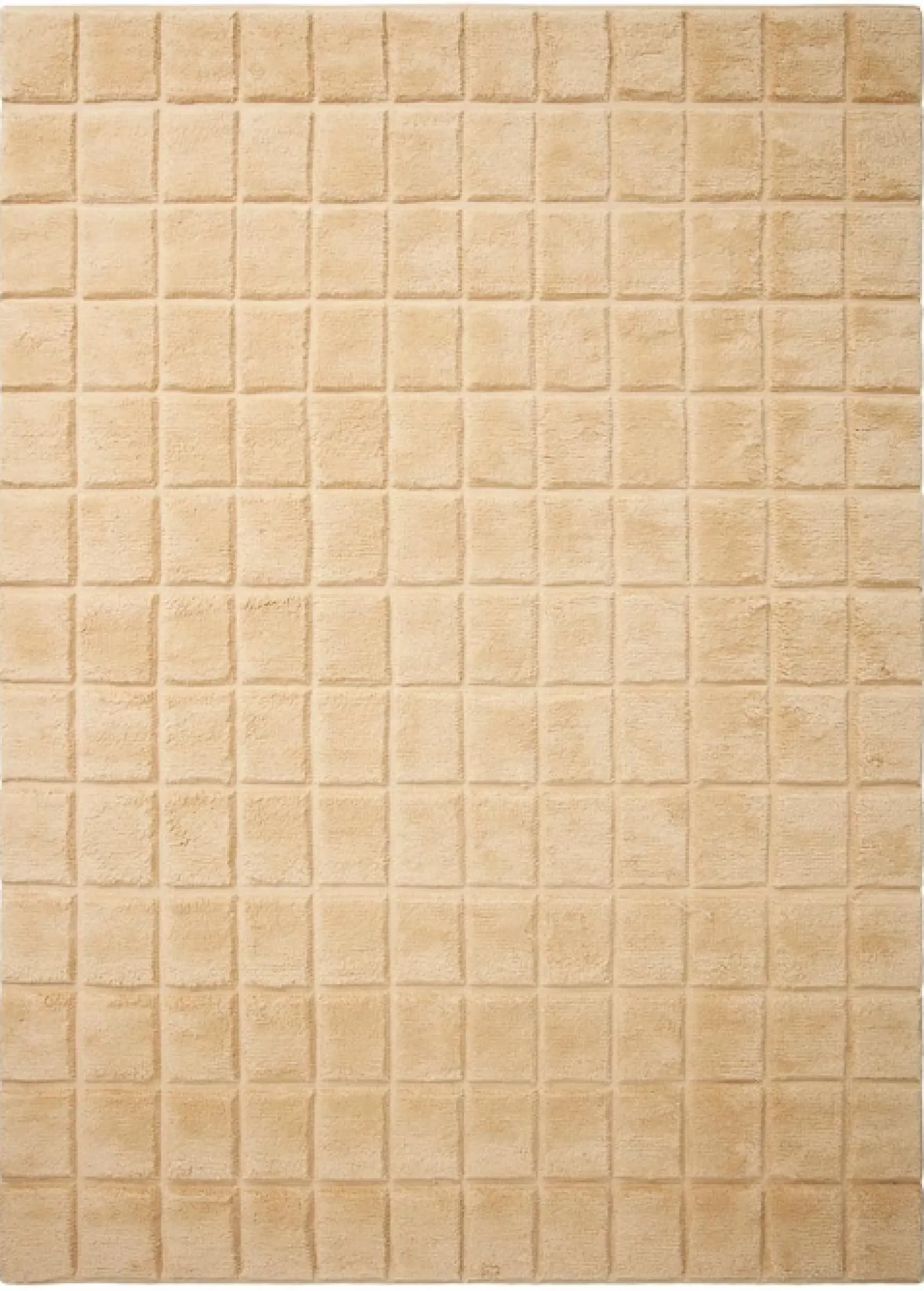 Loha Spårbar Matta Ljusbeige