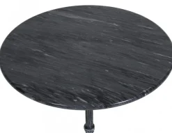 Loire Marmorbord 60 cm Rund Svart
