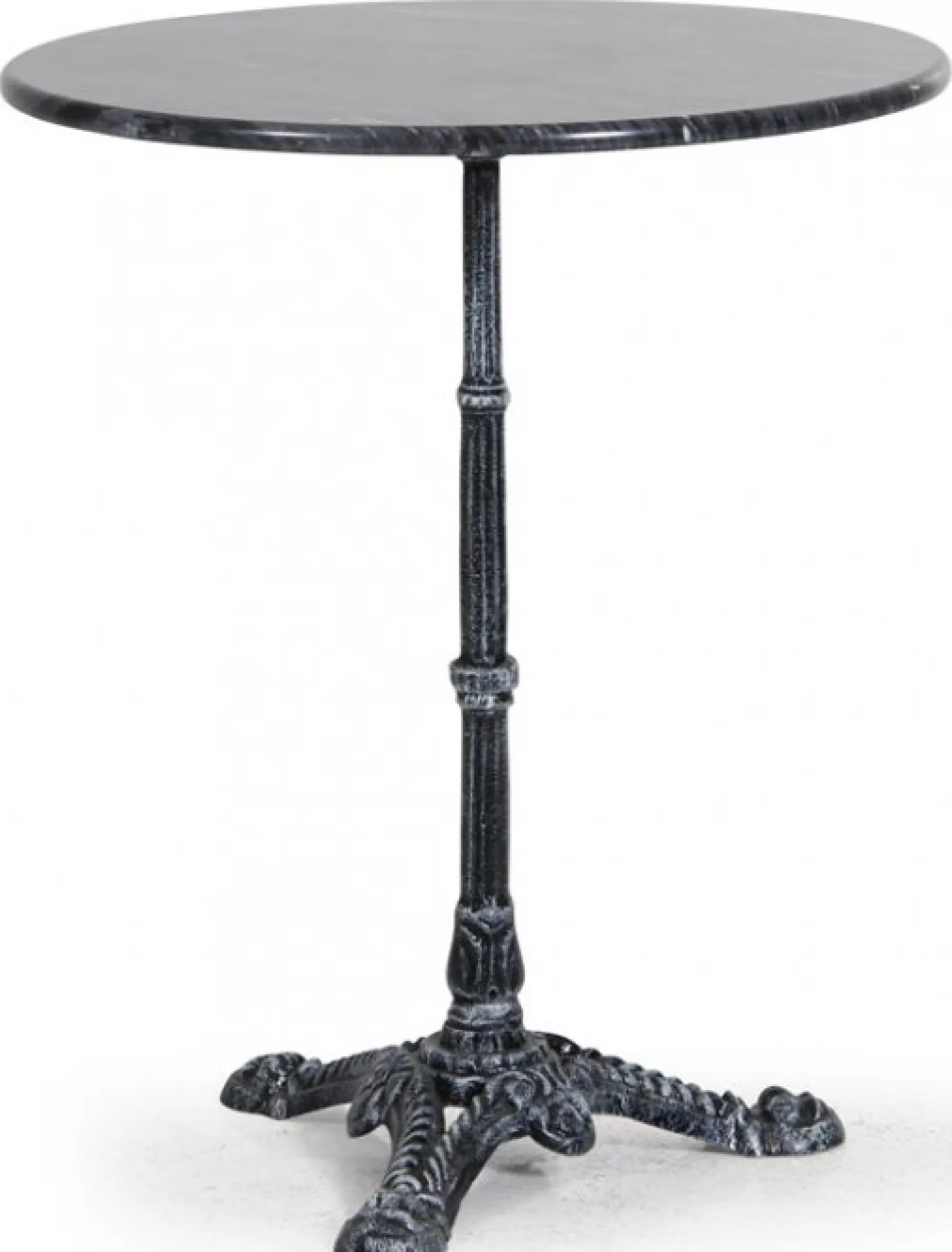 Loire Marmorbord 60 cm Rund Svart