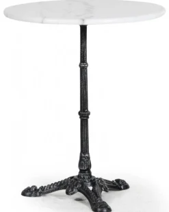 Loire Marmorbord 60 cm Rund Vit