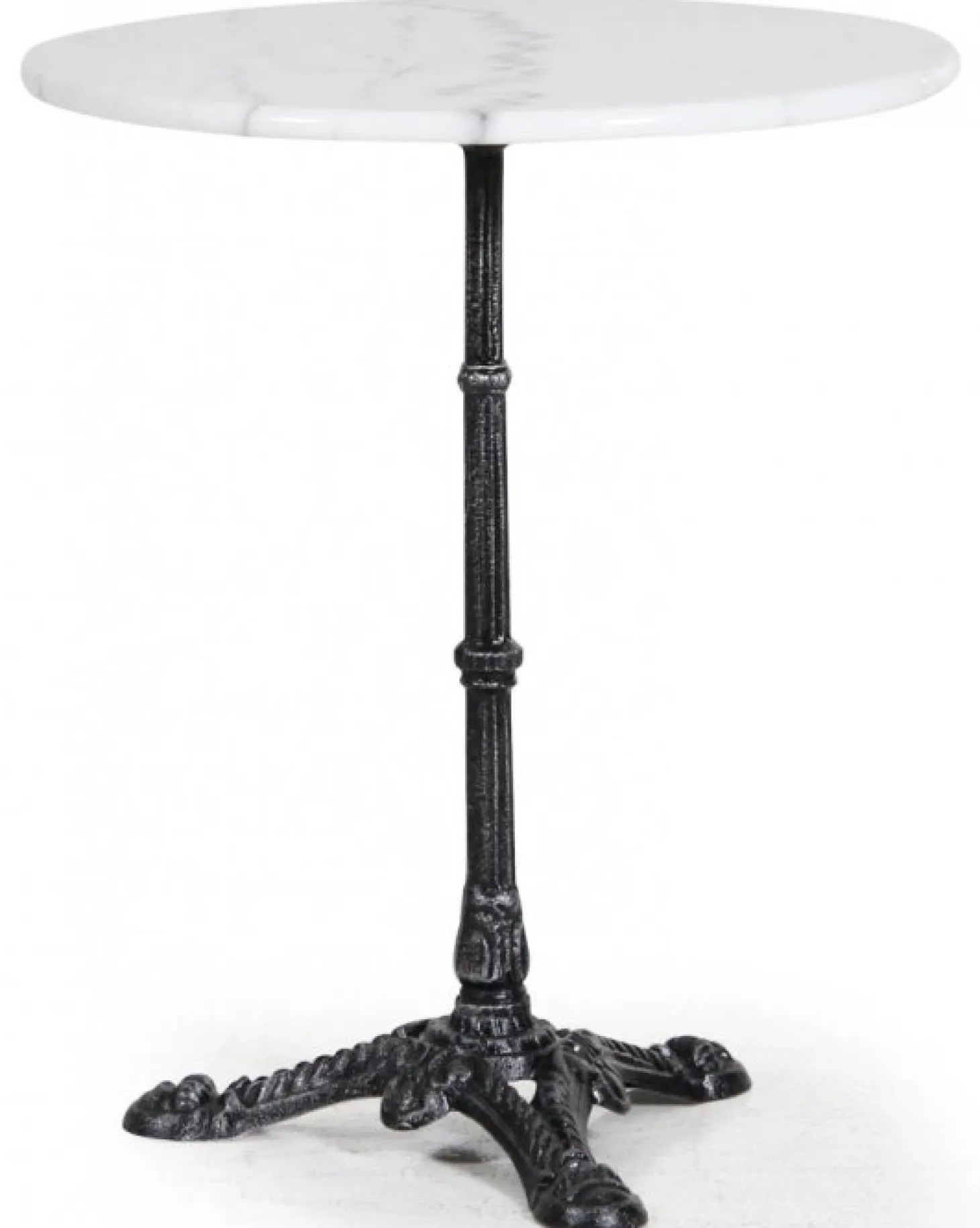 Loire Marmorbord 60 cm Rund Vit