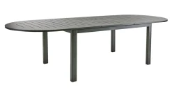 Lomma Elipse 220-280x110 cm Utebord Svart