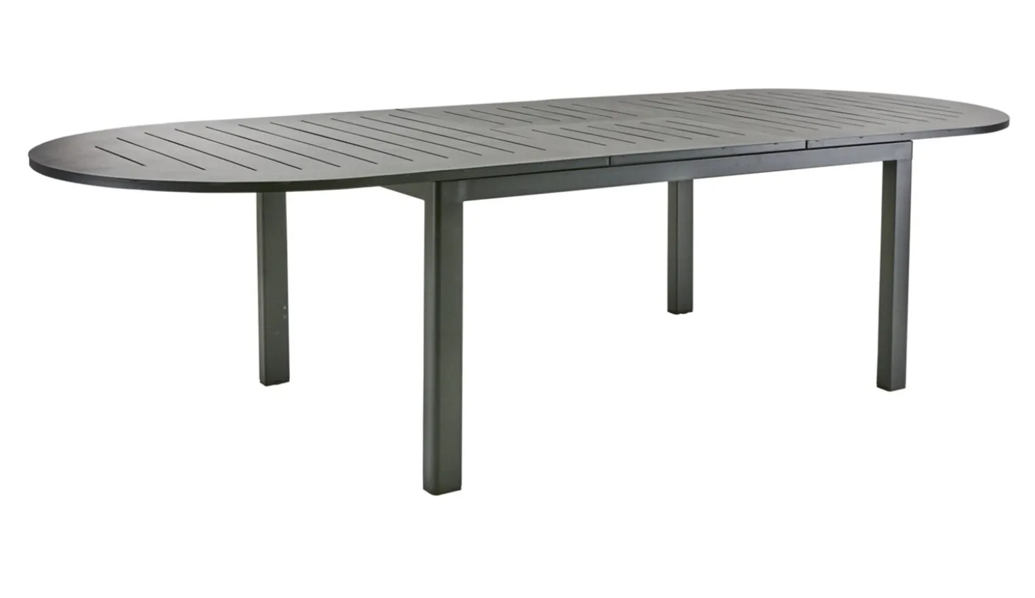 Lomma Elipse 220-280x110 cm Utebord Svart