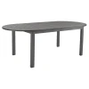 Lomma Matbord Elipse 220-280x110 cm Antracit