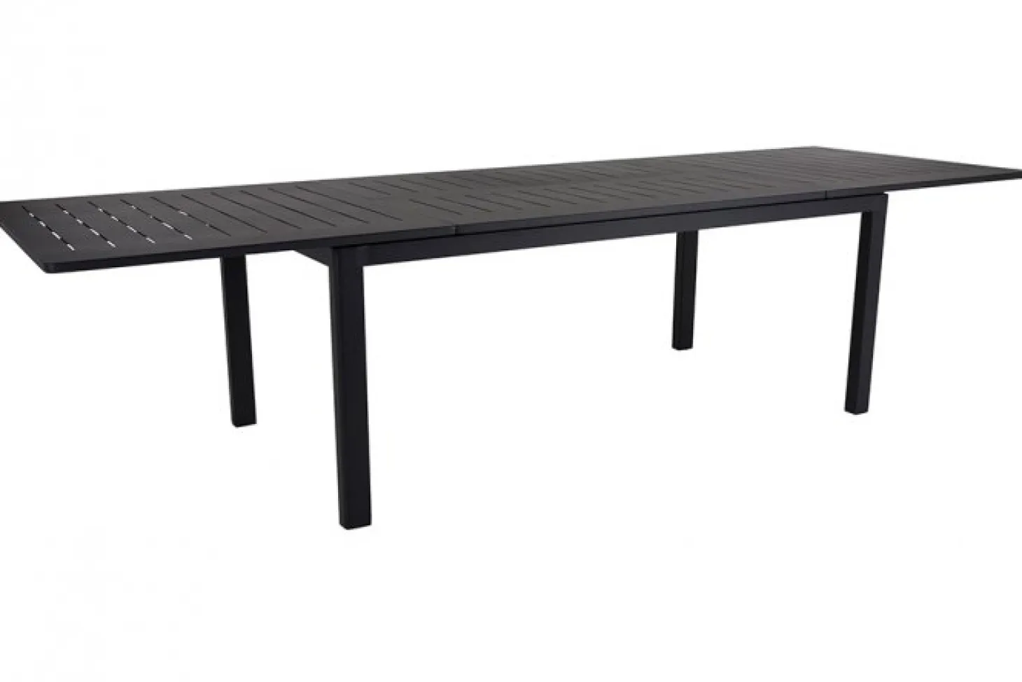 Lomma Matbord 100x194-312 cm Svart