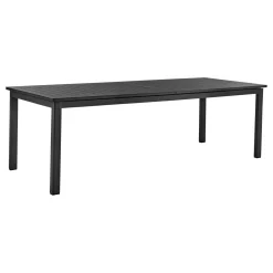 Lomma Matbord XL 260-380x100 cm Svart