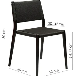 Loop Stol Black, Black