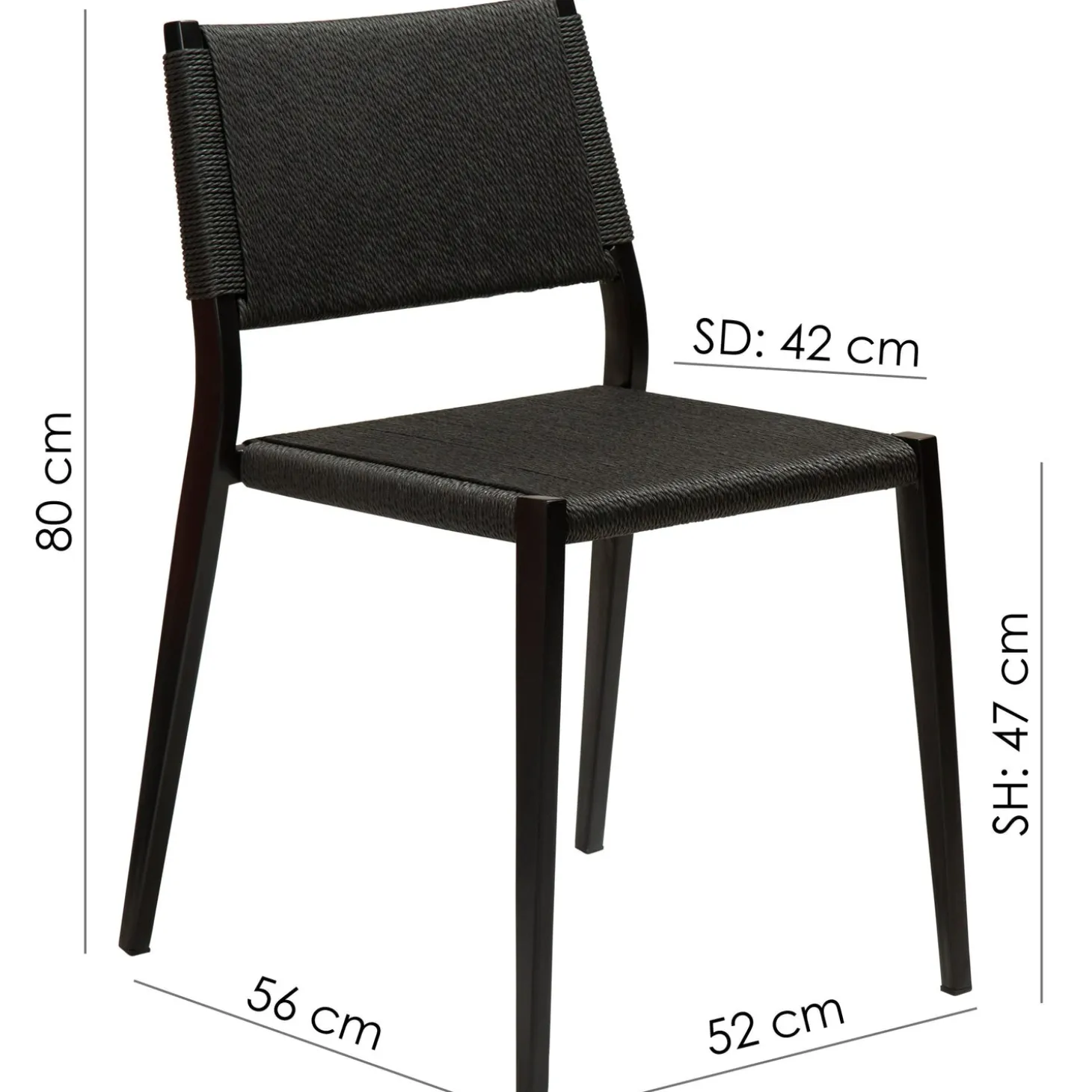 Loop Stol Black, Black