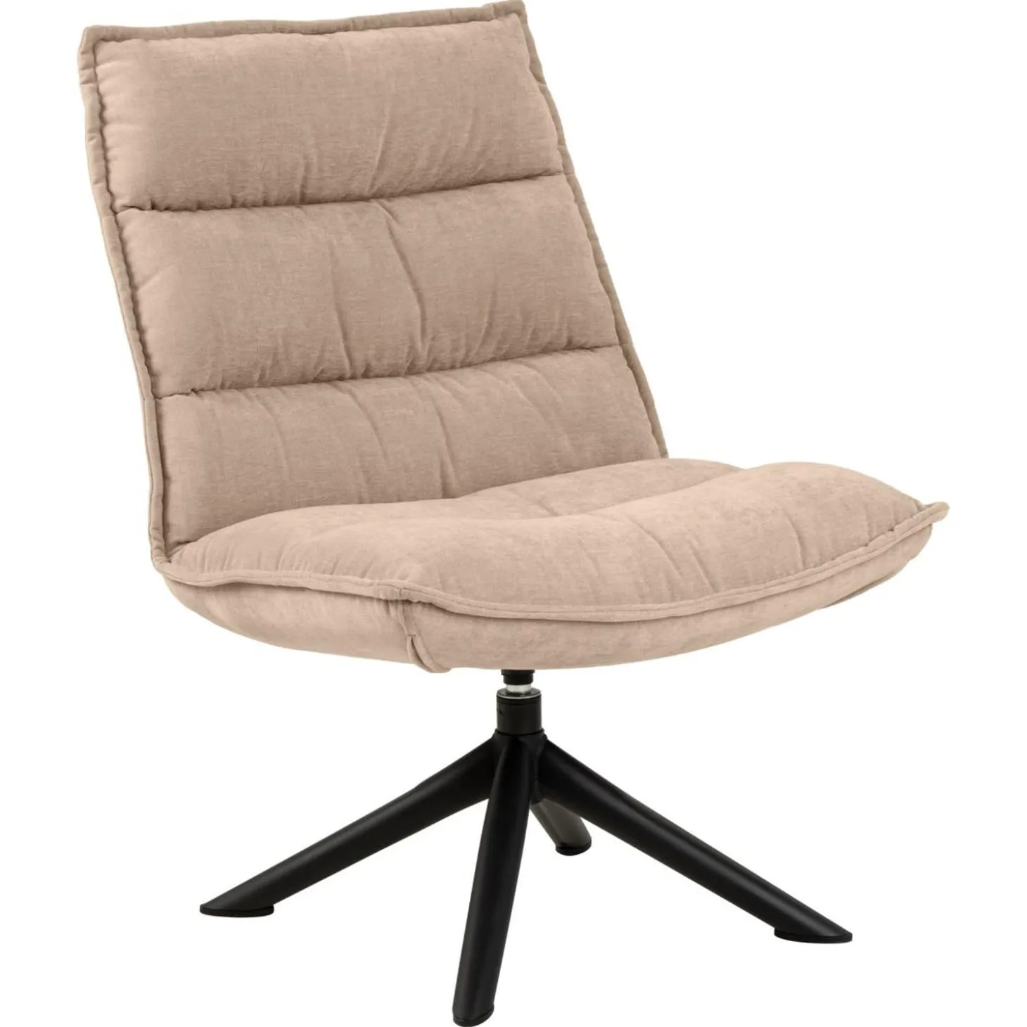 Loos Loungefåtölj Danny tyg Beige