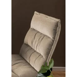 Loos Loungefåtölj Danny tyg Beige