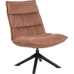 Loos Loungefåtölj Danny tyg Rosenträ