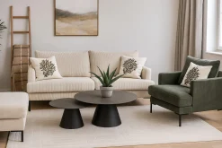 Luciana 3-sits Soffa Lincoln Creme