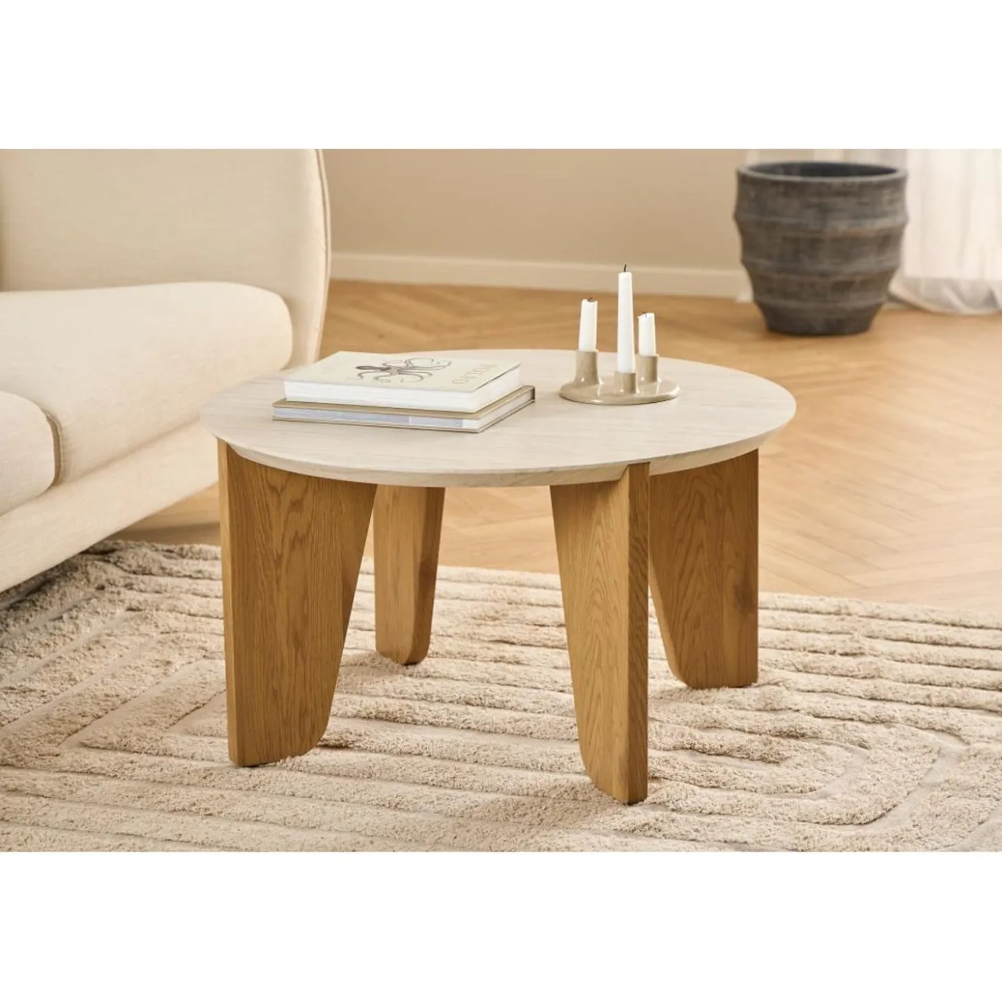 Lunda Soffbord Rund 80 cm