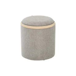 Lykke Puff Trähandtag Grå/brun
