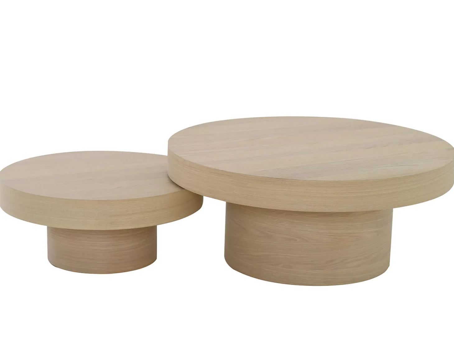 Lynor Soffbord 98 cm Vitpigmenterad Ek