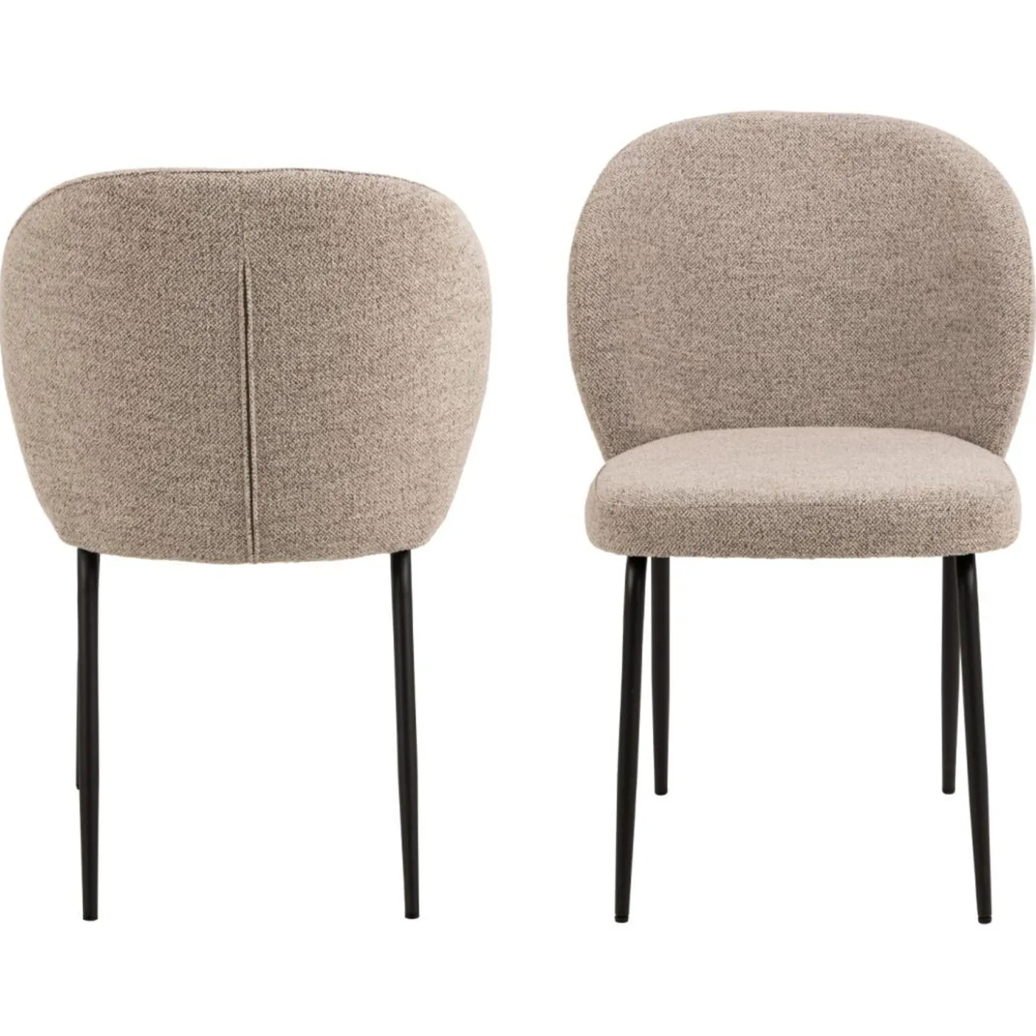 Macon Matstol Monza tyg Beige