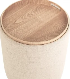 Maiko Sittpuff/Sidobord 2-pack Beige