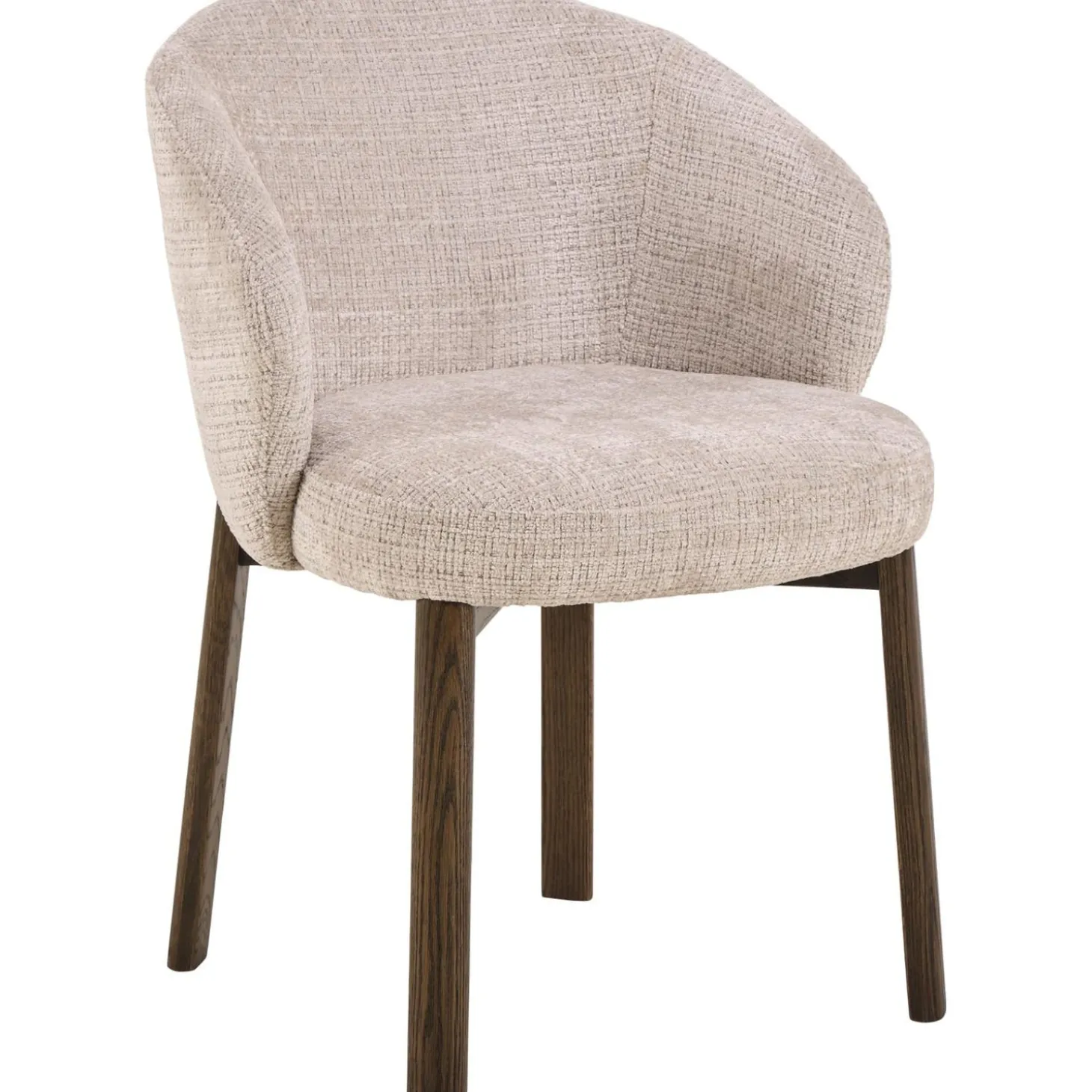 Maribo Karmstol Juto Tyg Beige/Smoked Ek