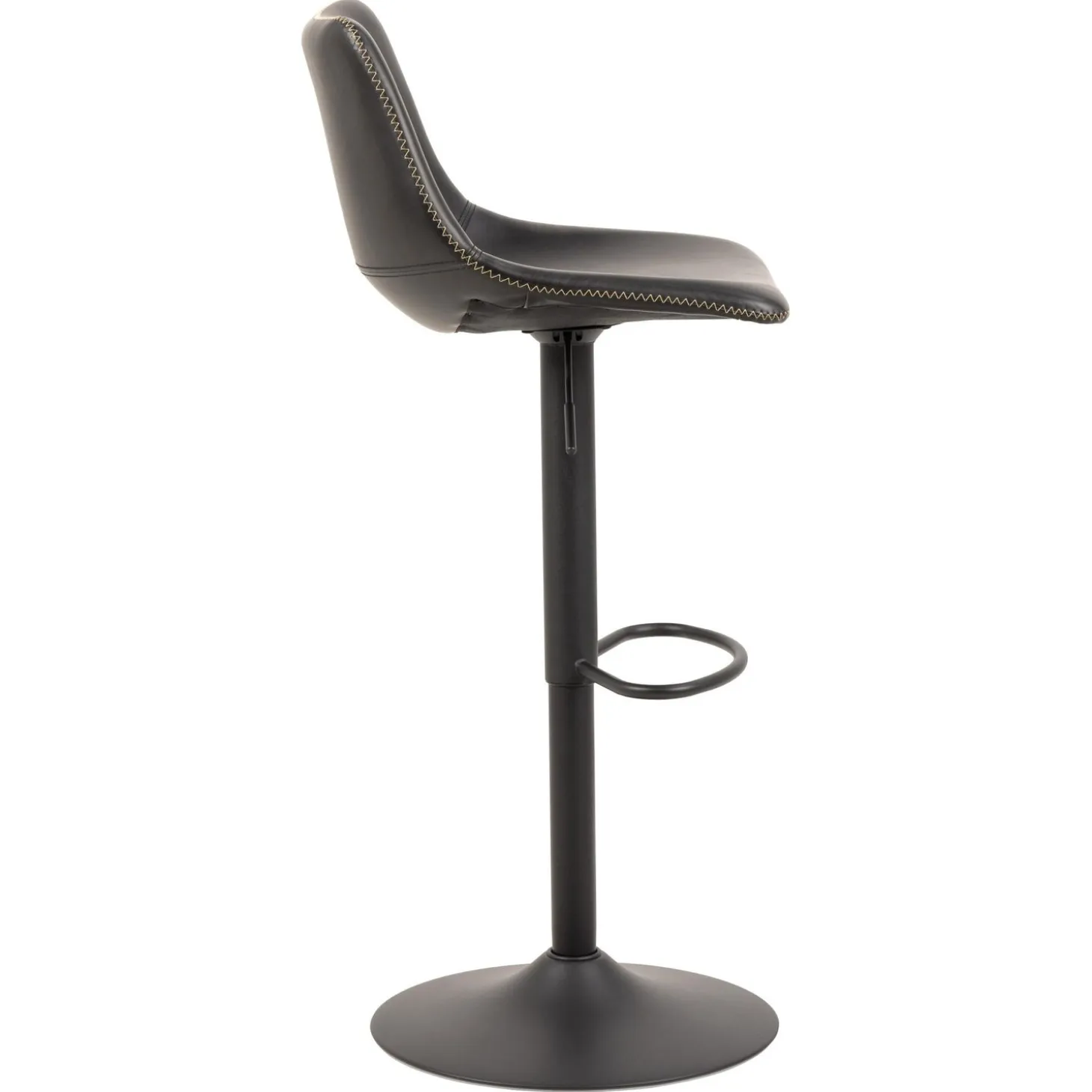 Mathilde Barstol PU Vintage Svart