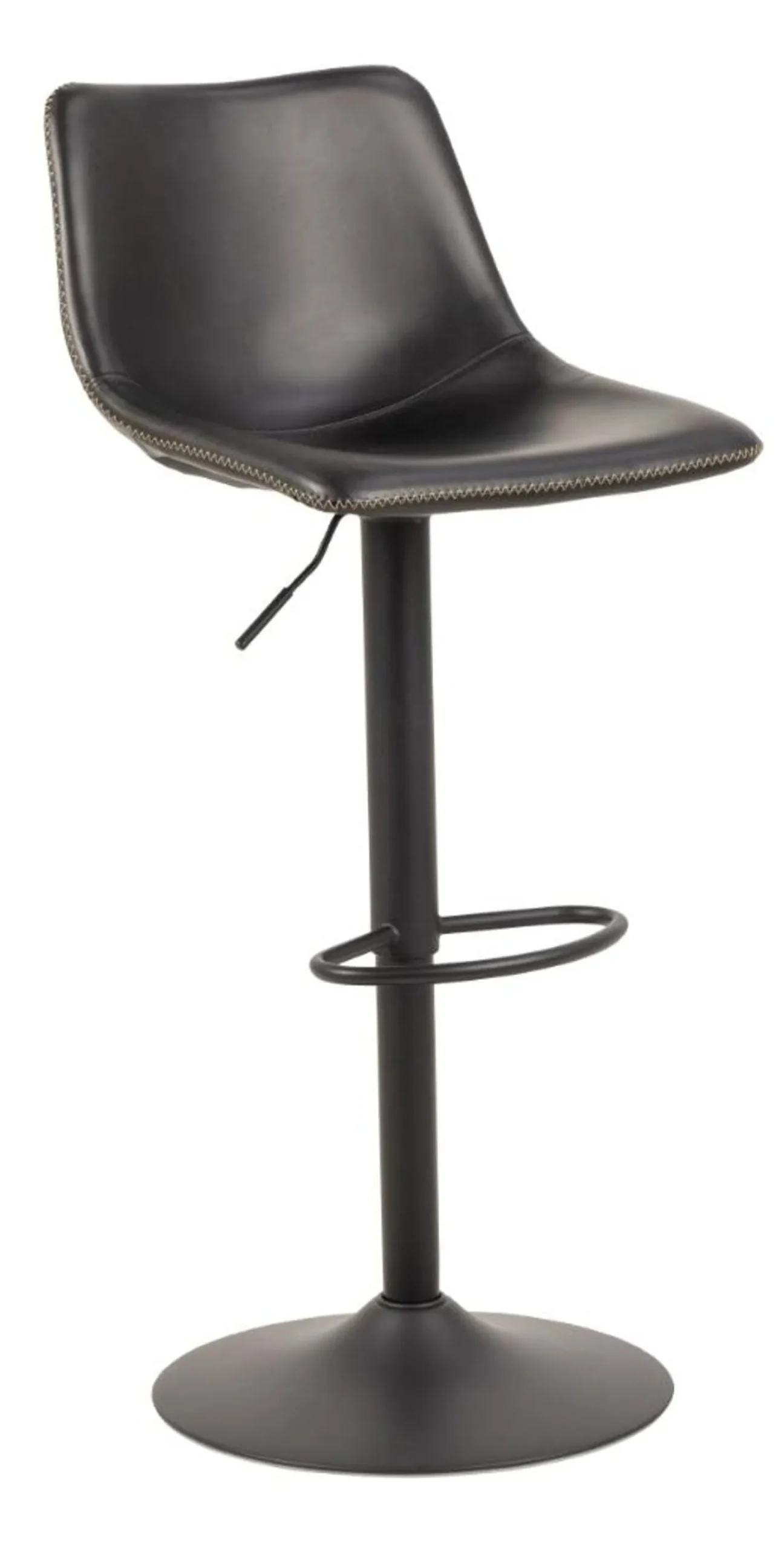 Mathilde Barstol PU Vintage Svart