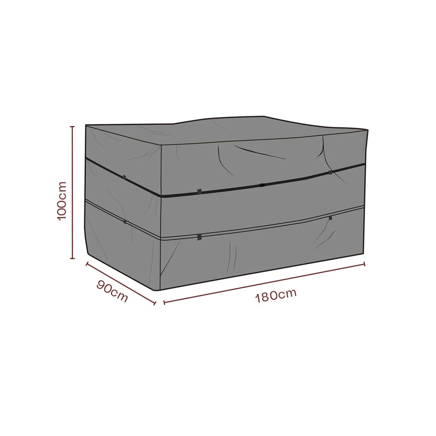 Möbelskydd till Dynbox 180x90x100 cm