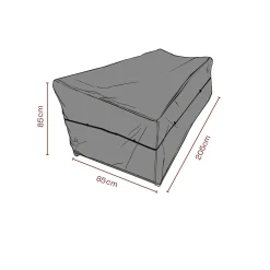 Möbelskydd till Soffa Svart 205x85x85 cm Andas