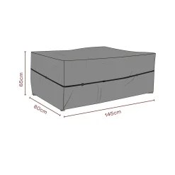 Möbelskydd till Soffa Svart 145x80x65 cm Andas