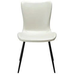 Medusa Stol Bone White Art.Leather, Black