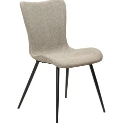 Medusa Stol Pebble Earth Bouclé, Black