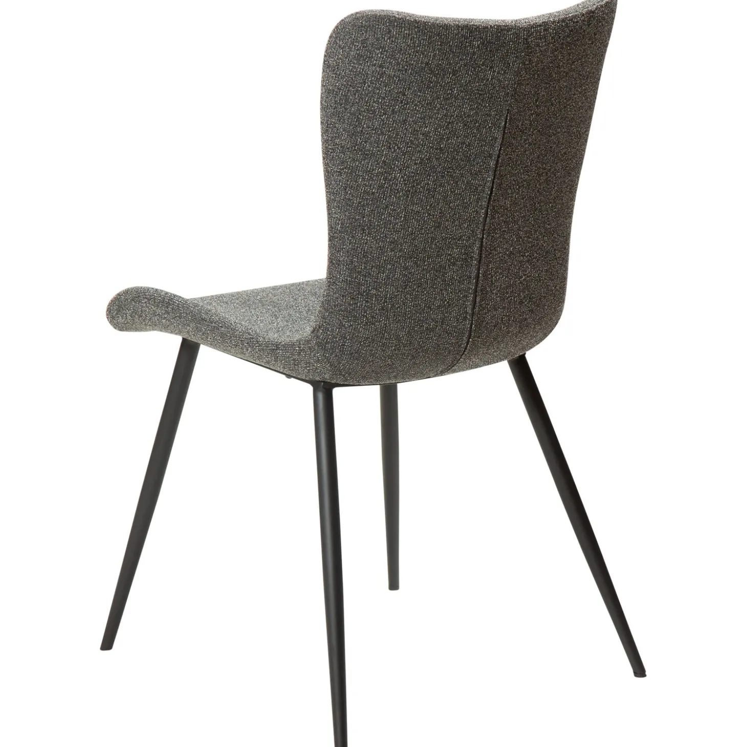 Medusa Stol Pebble Grey Bouclé, Black