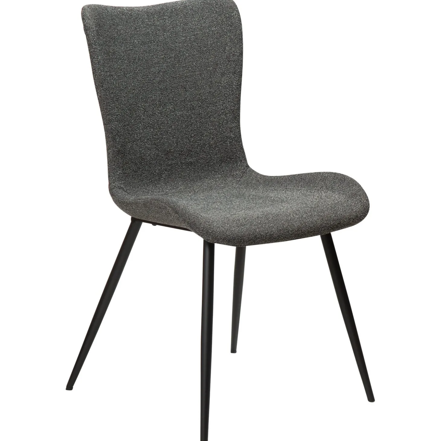Medusa Stol Pebble Grey Bouclé, Black