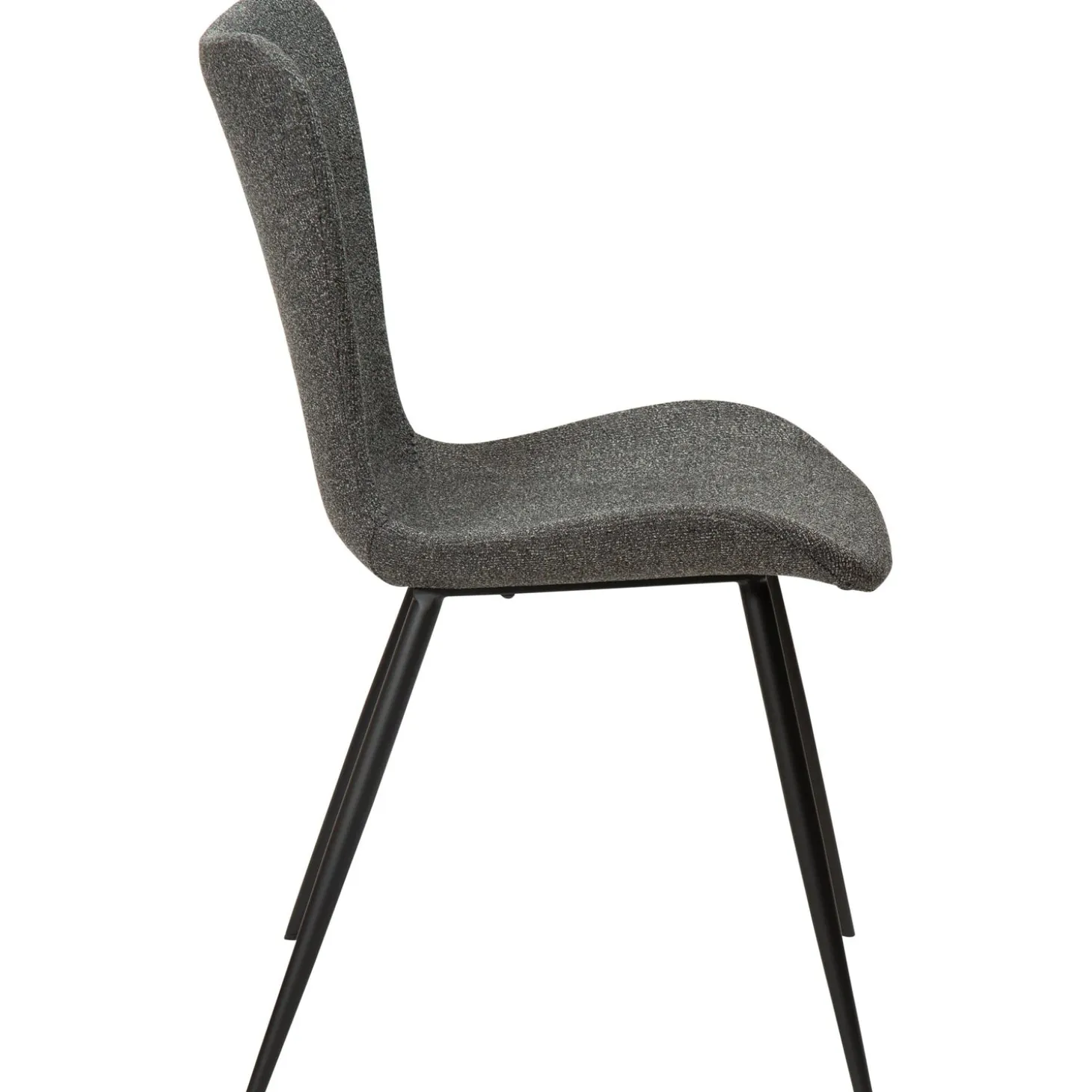 Medusa Stol Pebble Grey Bouclé, Black