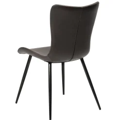 Medusa Stol Vintage Grey Art.Leather, Black